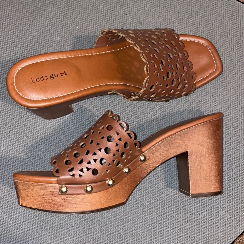 Indigo Rd Bojo Platform Mules